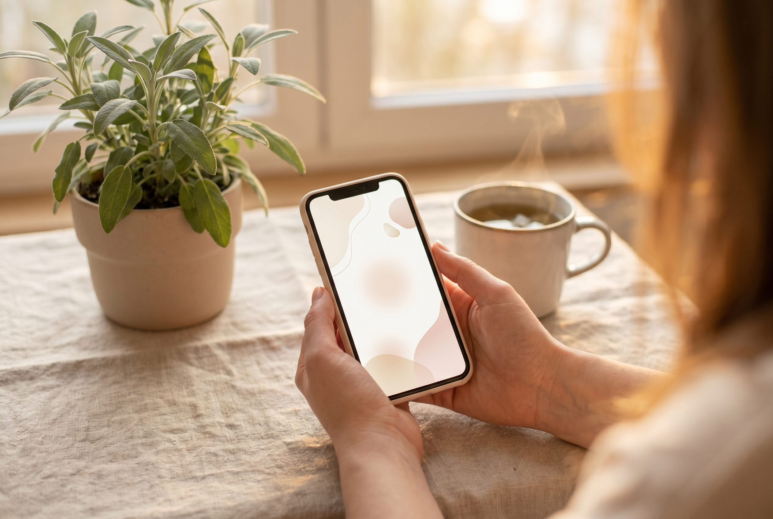 The Eve companion app at dawn